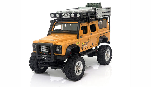 D90X28 Metal Scale Crawler 4WD 1:28 RTR Yellow