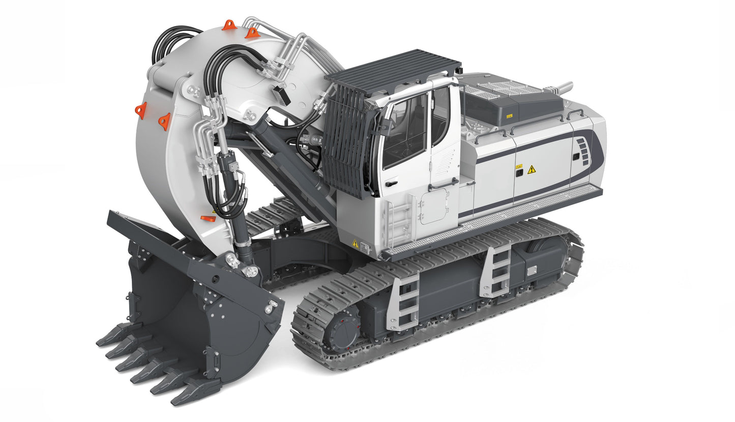 970-200 SME Vollmetall Hydraulik-Steinbruchbagger 1:13,5 RTR White