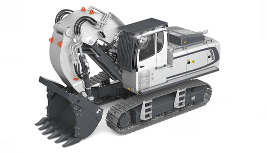970-200 SME Vollmetall Hydraulik-Steinbruchbagger 1:13,5 RTR White