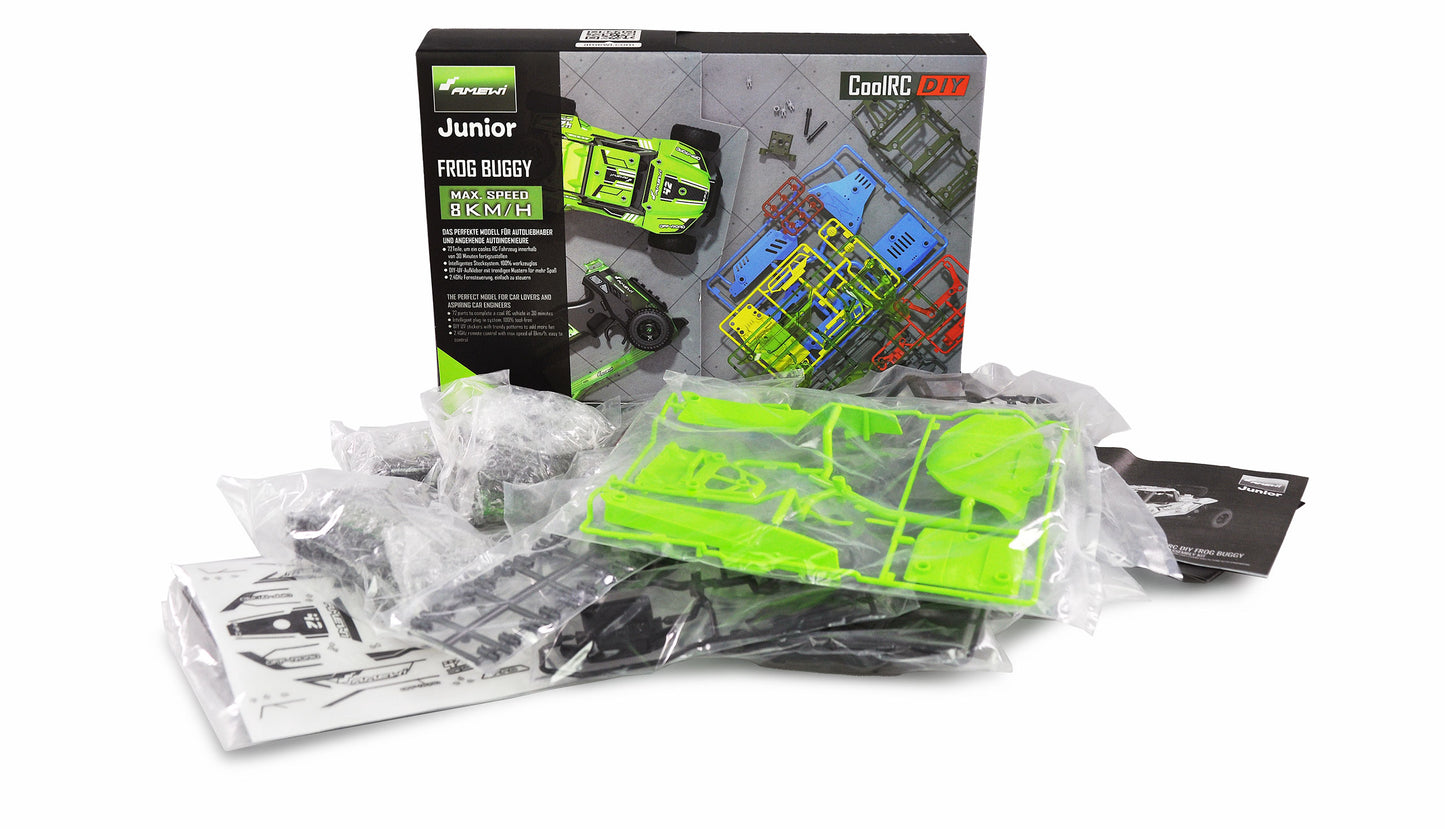 CoolRC DIY Frog Buggy 2WD 1:18 Bausatz Green