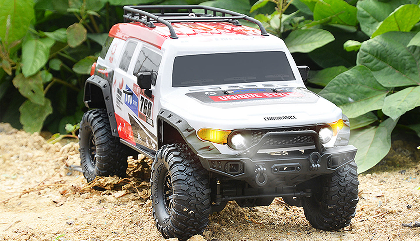 Dirt Climbing SUV Race Crawler 4WD 1:10 RTR White/Red