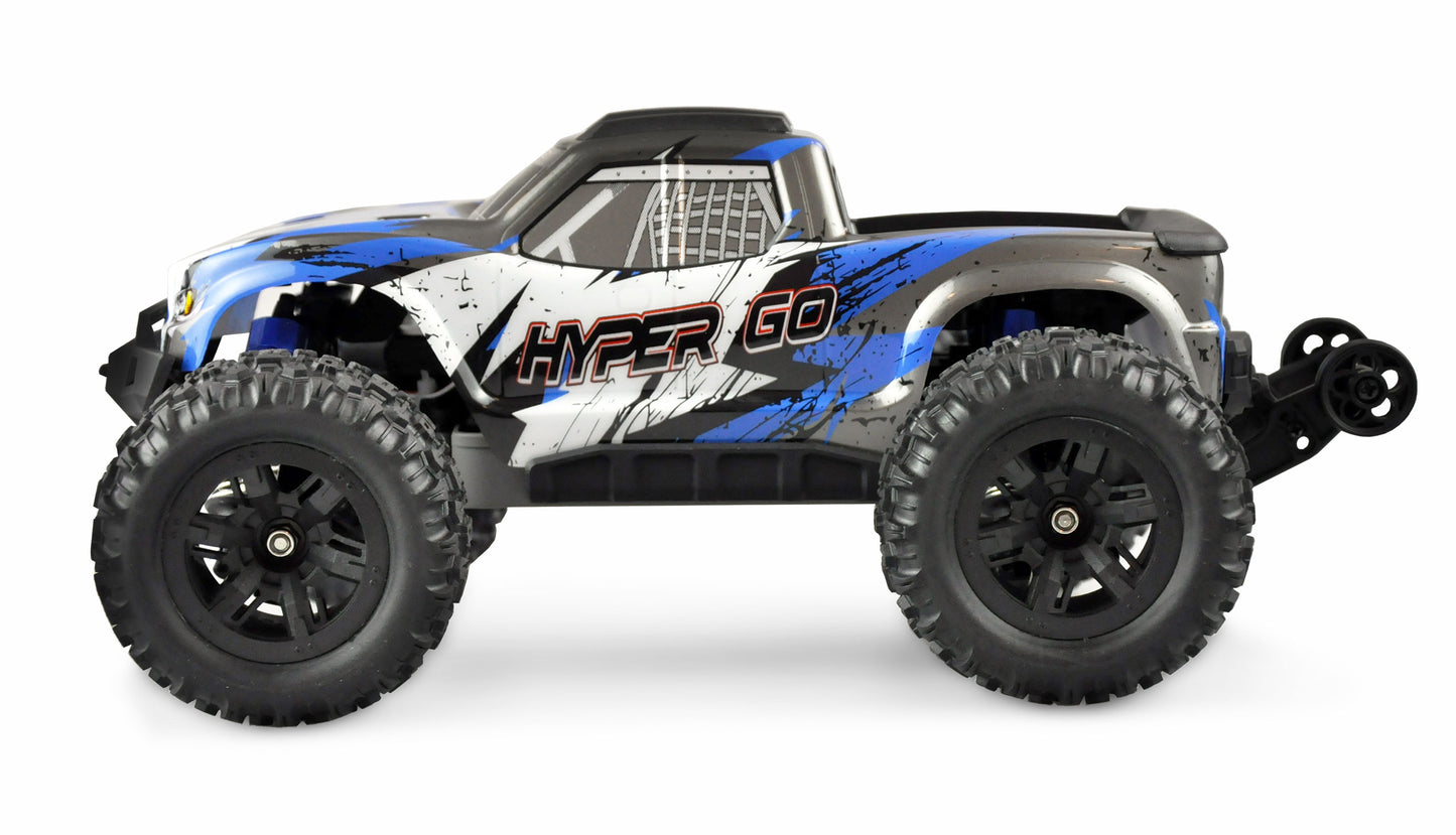 Hyper GO Monstertruck Brushed 4WD With GPS 1:16 RTR Blue