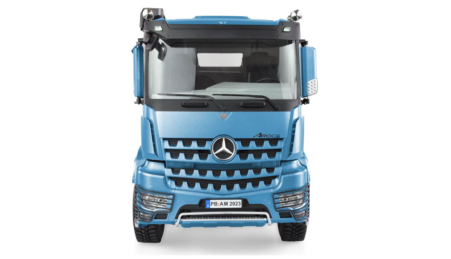 Mercedes-Benz Arocs Hydraulik Muldenkipper Basic 4x2 1:14 RTR hellblau