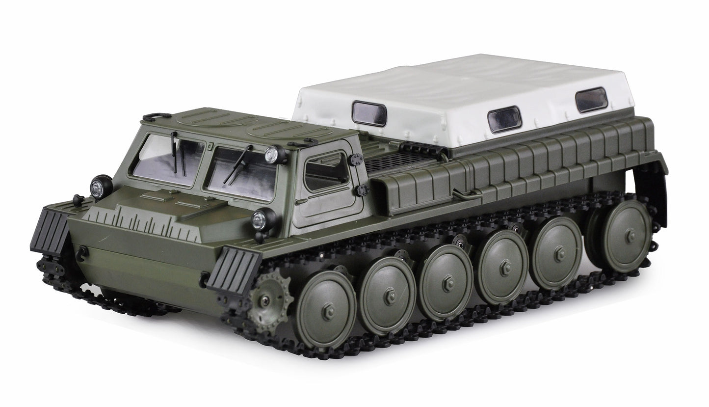 Gepanzertes RC Kettenfahrzeug 1:16 RTR olivgrün/White
