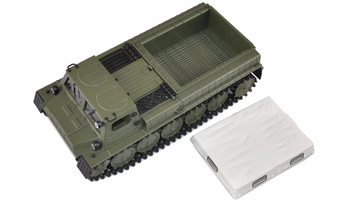 Gepanzertes RC Kettenfahrzeug 1:16 RTR olivgrün/White