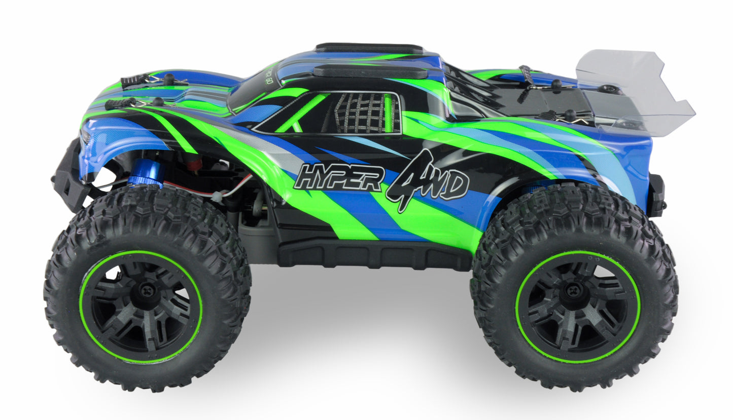 Hyper GO Truggy Brushed 4WD 1:16 RTR Blue/Green