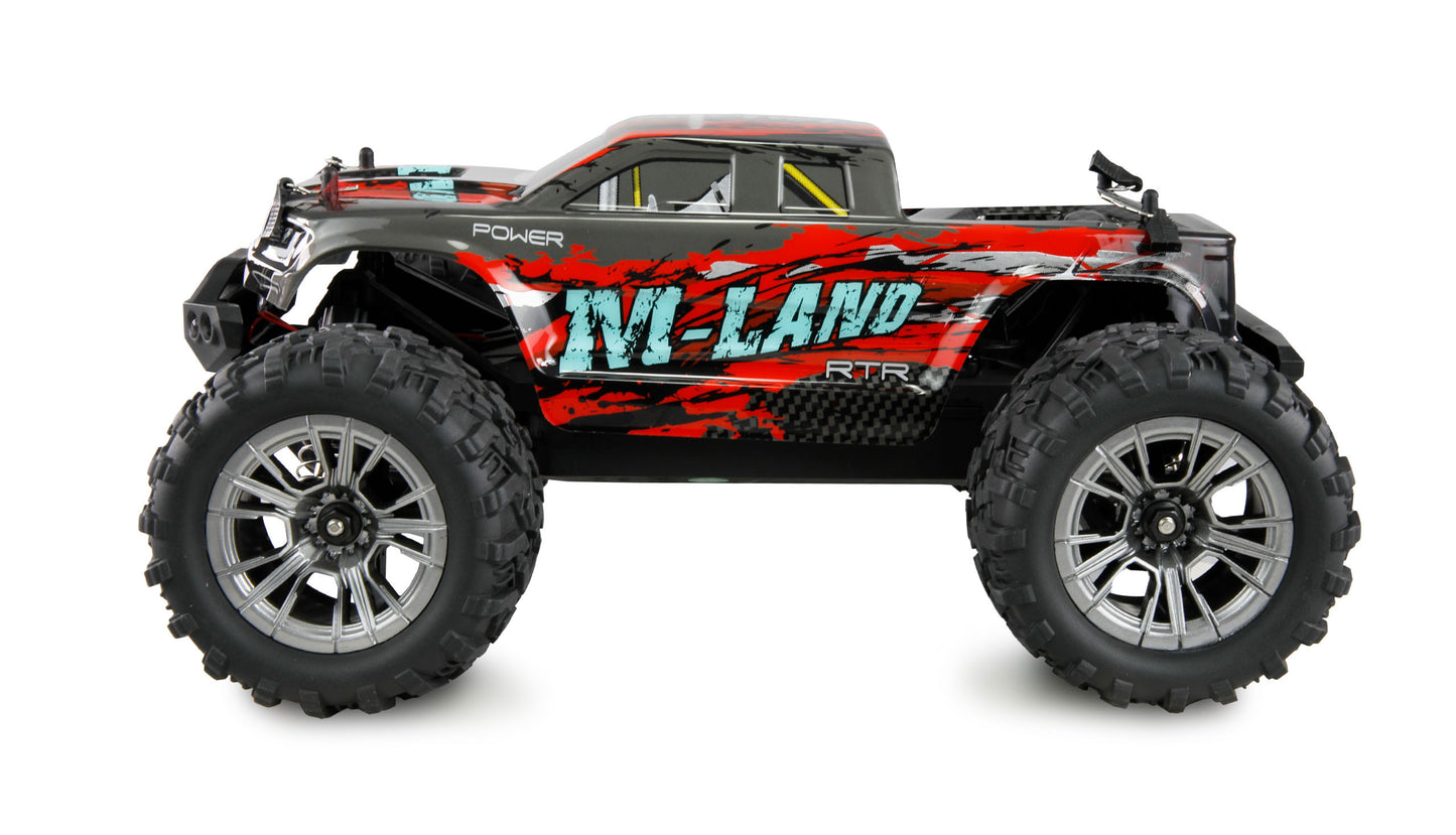 M-Land Monstertruck 48km/h 4WD 1:16 RTR Red