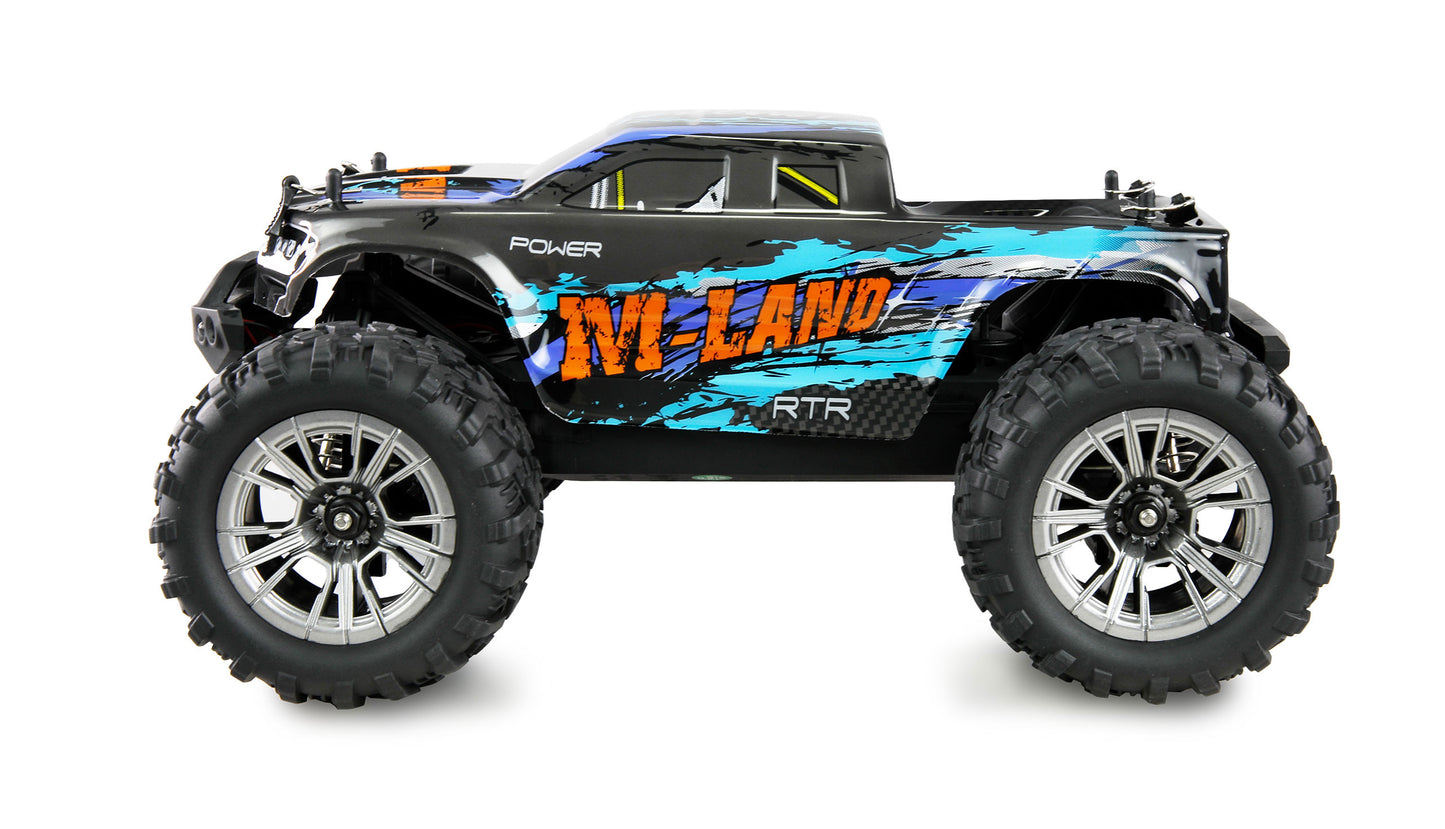M-Land Monstertruck 48km/h 4WD 1:16 RTR Blue
