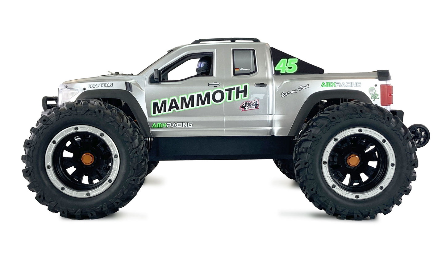 AMXRacing Mammoth Monstertruck 6S 4WD 1:7 ARTR Silver