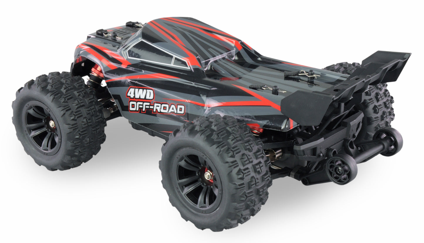 Hyper GO Truggy Brushless 4WD 1:16 RTR Black/Red