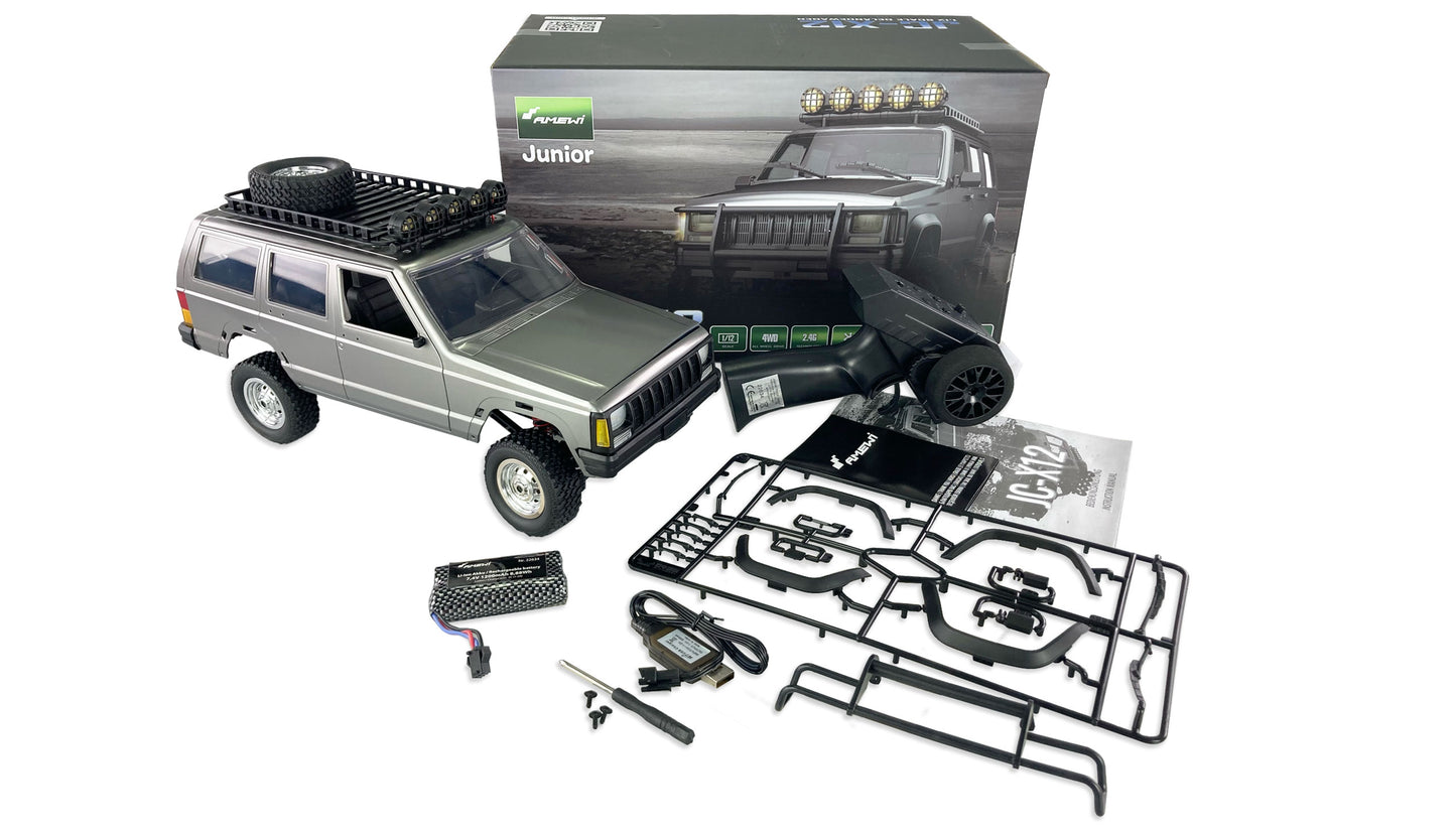 JC-X12 Scale Off-Road Vehicle 1:12 RTR Silver