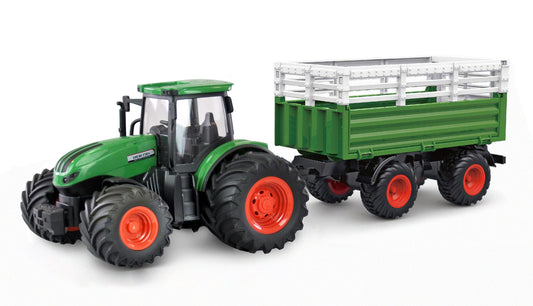 RC-Traktor With Viehtransporter 1:24 RTR Green