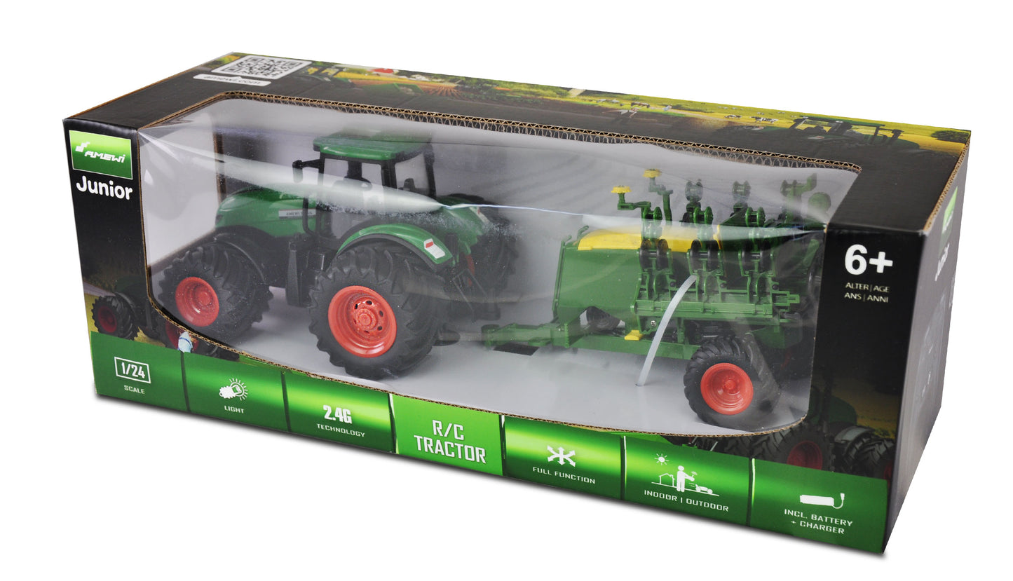 RC-Traktor With Sämaschine 1:24 RTR Green