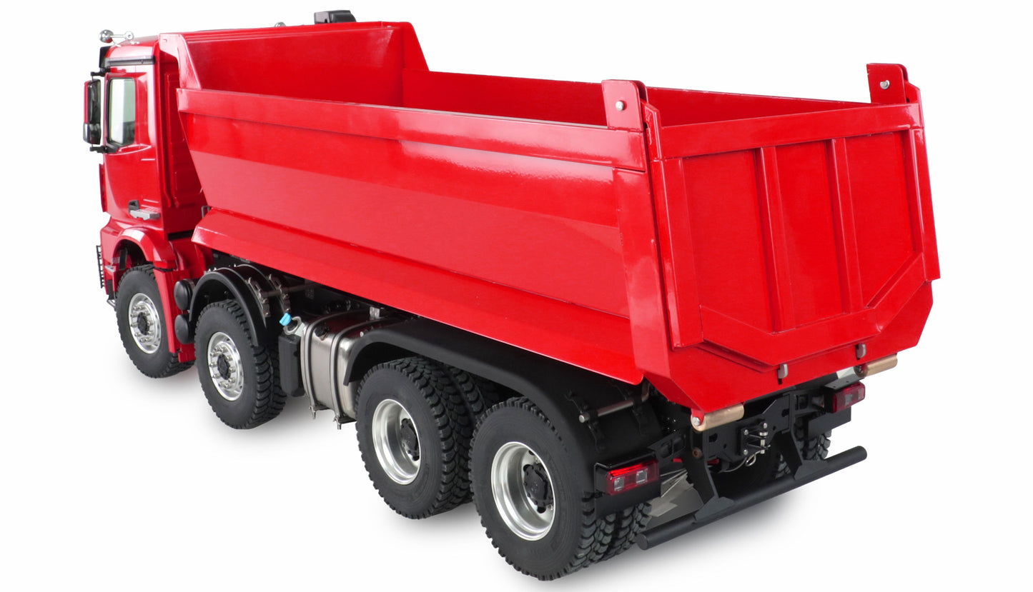 Mercedes-Benz Arocs Hydraulik Abrollkipper Pro 8x8 1:14 RTR Red