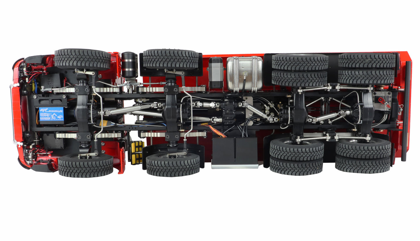 Mercedes-Benz Arocs Hydraulik Abrollkipper Pro 8x8 1:14 RTR Red