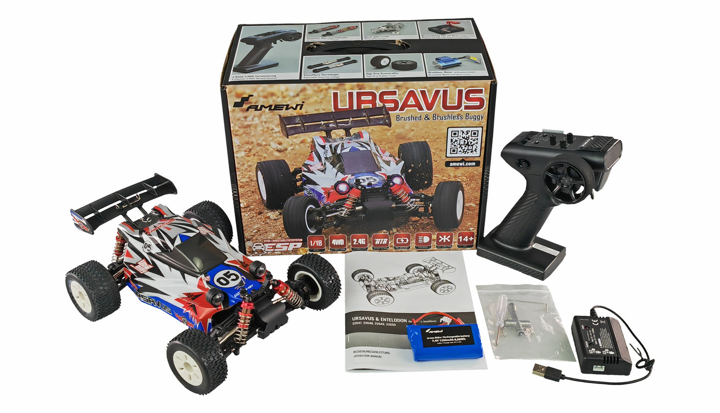 Ursavus Pro Buggy Brushless 4WD 1:18 RTR