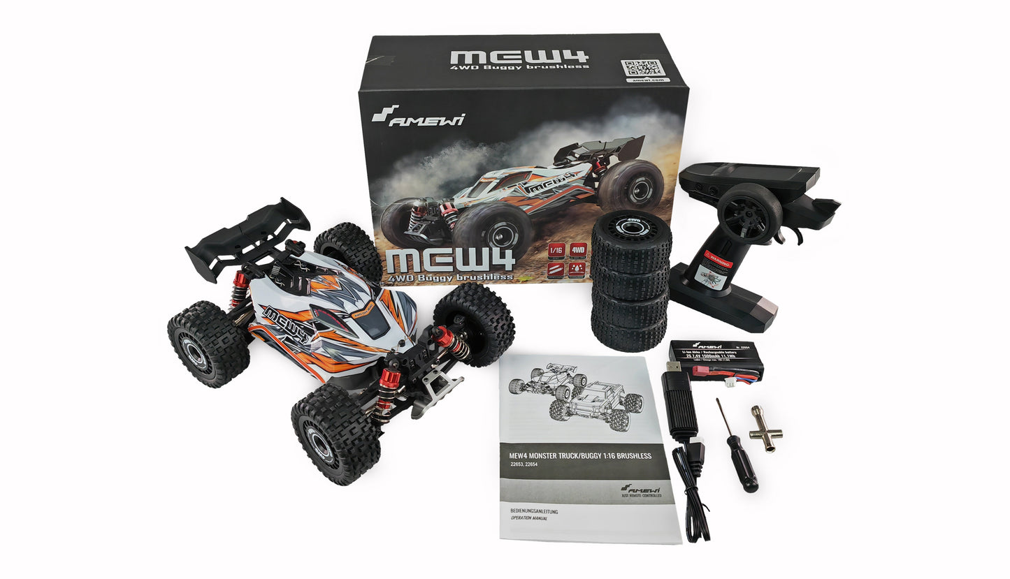 MEW4 Buggy Brushless 4WD 1:16 RTR