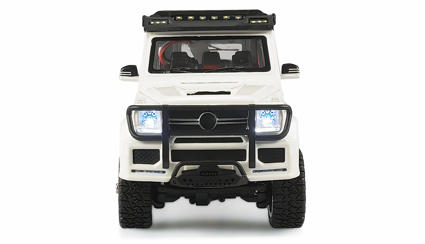 BRX24 Metal Scale Crawler 4WD 1:24 RTR White