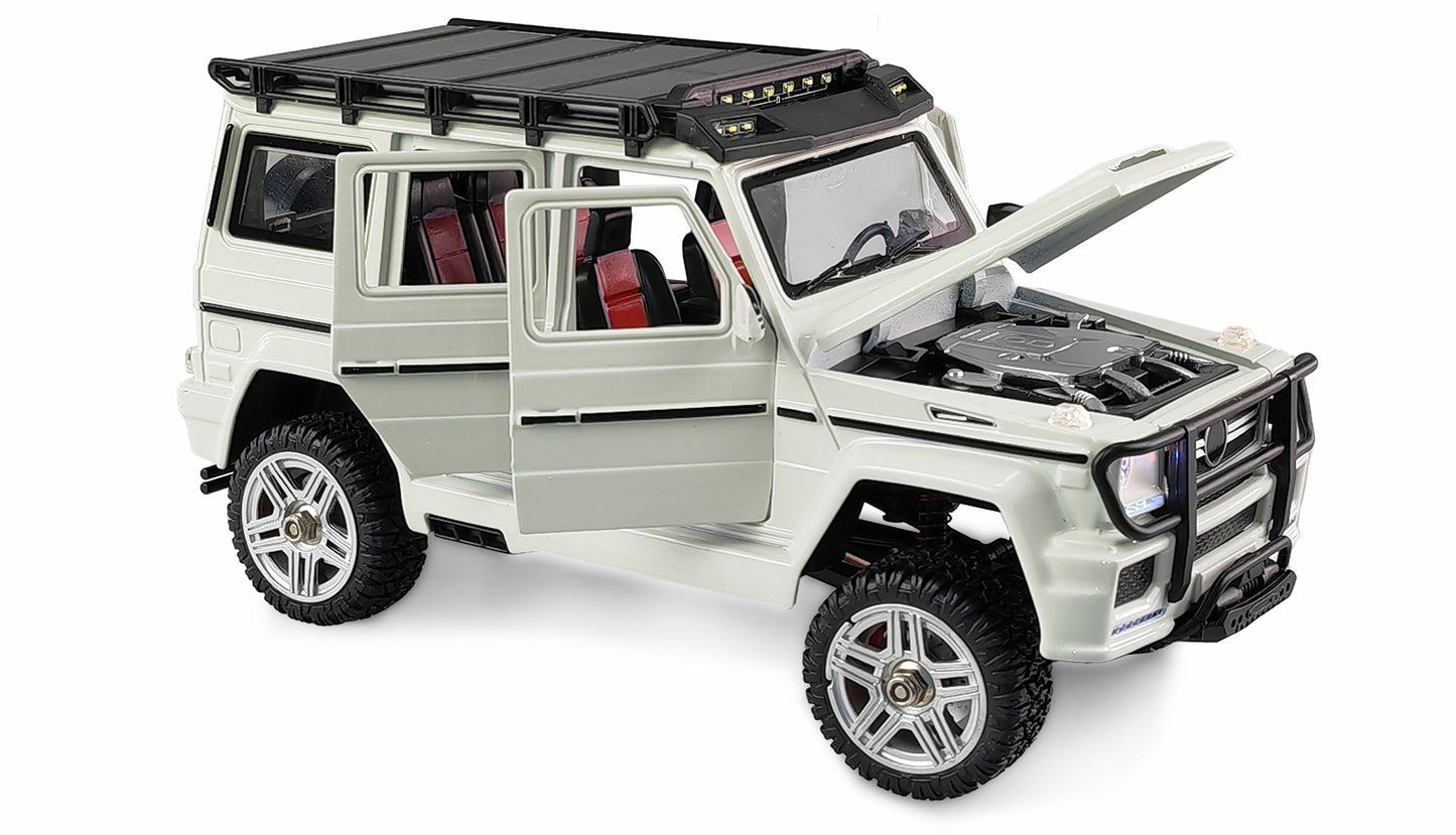 BRX24 Metal Scale Crawler 4WD 1:24 RTR White