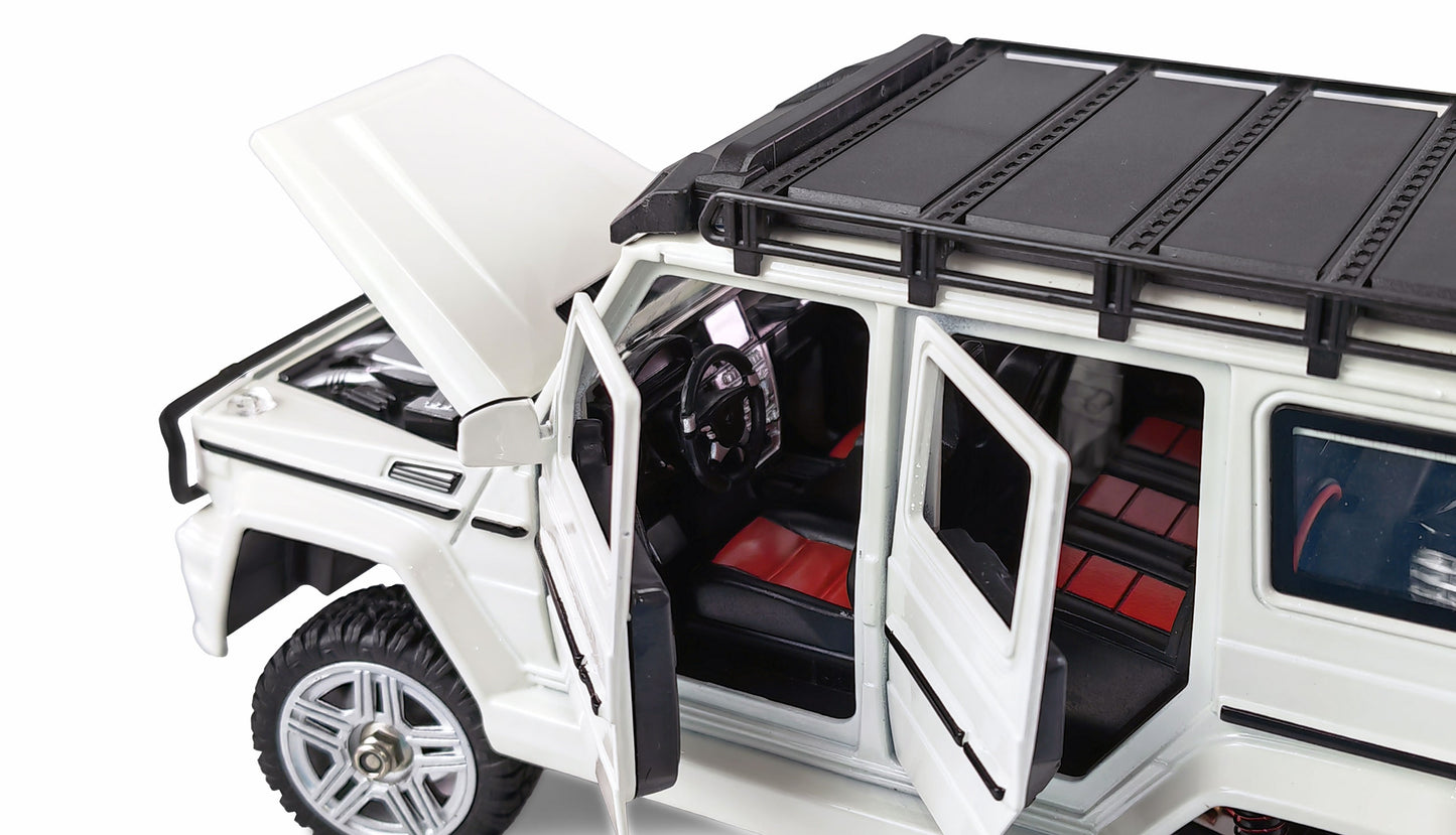 BRX24 Metal Scale Crawler 4WD 1:24 RTR White
