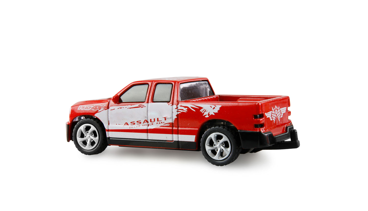 RC Pickup Die Cast With Pferdeanhänger 1:64 RTR Red