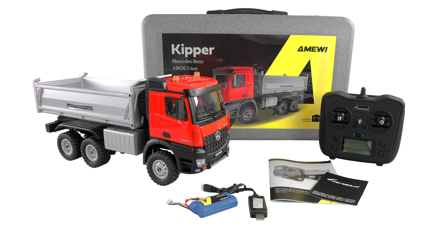 Mercedes-Benz Arocs Kipper 6x6 1:14 RTR Red