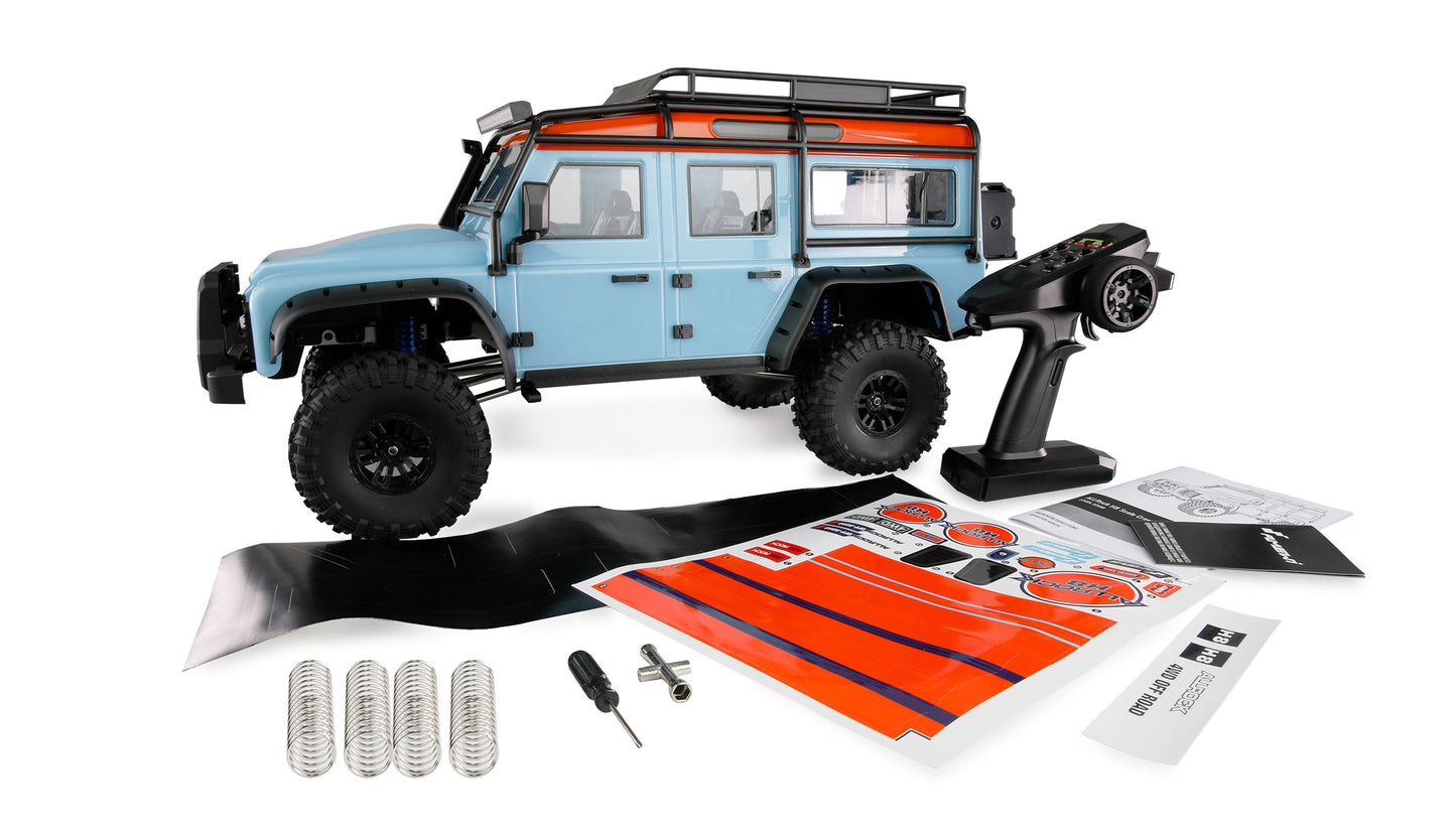 ALLRock H8 Scale Crawler Brushless 1:8 ARTR Blue/Orange