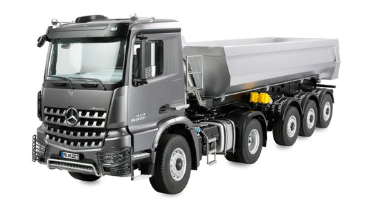 Mercedes-Benz Arocs Sattelzug With Kippauflieger 4x4 1:14 RTR anthrazit