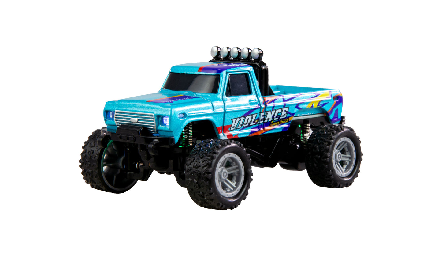 RC-Monstertruck Die Cast 1:64 RTR Blue