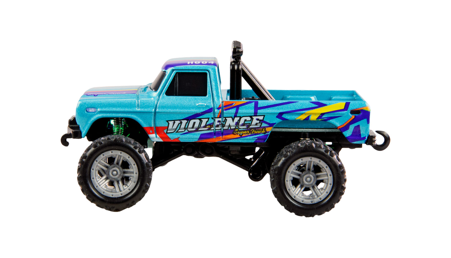 RC-Monstertruck Die Cast 1:64 RTR Blue