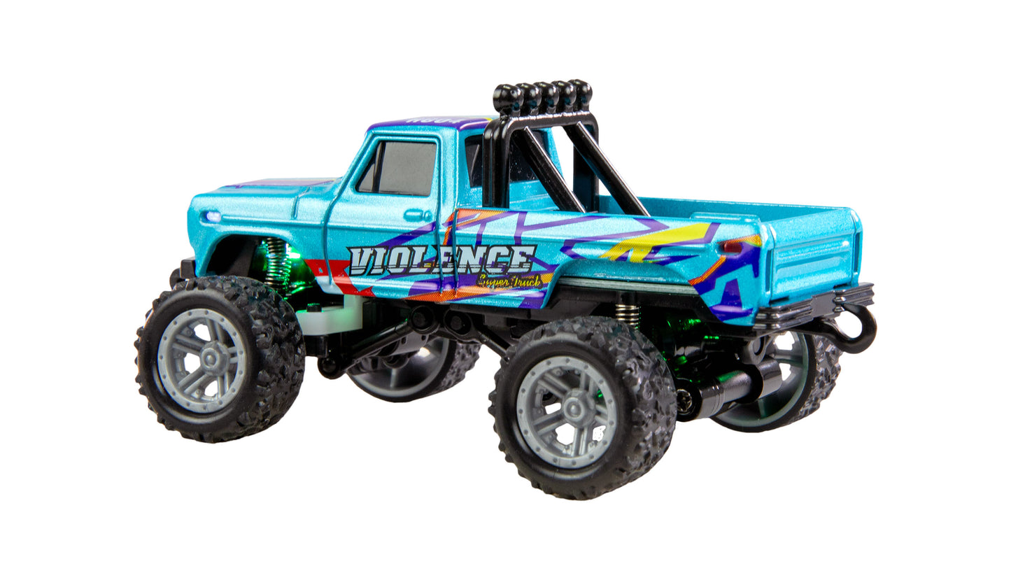 RC-Monstertruck Die Cast 1:64 RTR Blue