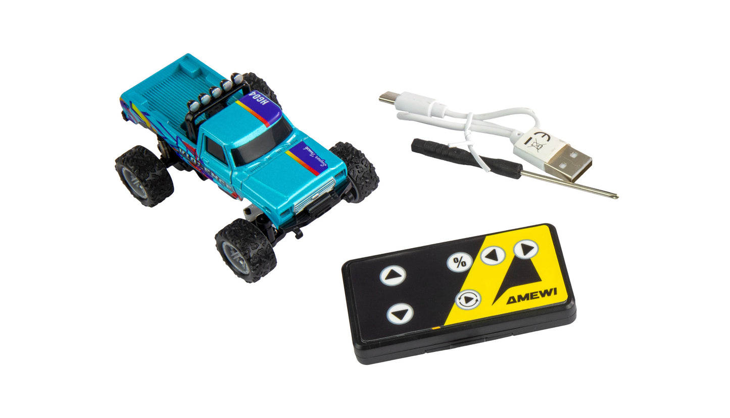 RC-Monstertruck Die Cast 1:64 RTR Blue