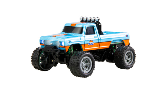 RC-Monstertruck Die Cast 1:64 RTR Blue/Orange