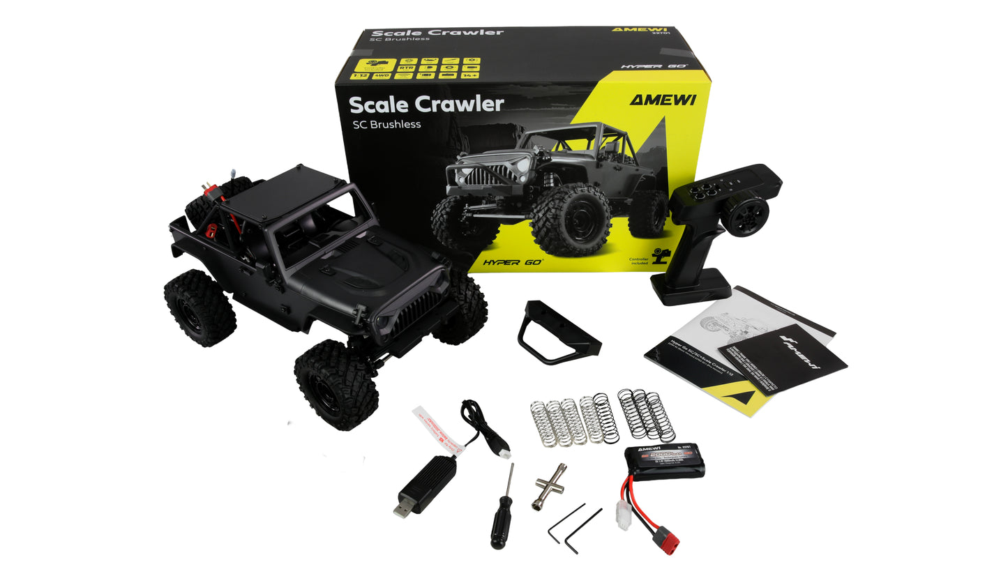 Hyper Go SC Scale Crawler Brushless 1:12 RTR anthrazit