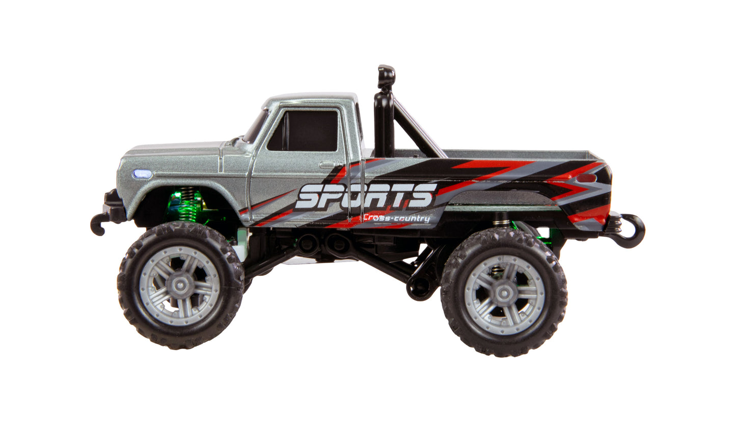 RC-Monstertruck Die Cast 1:64 RTR Gray