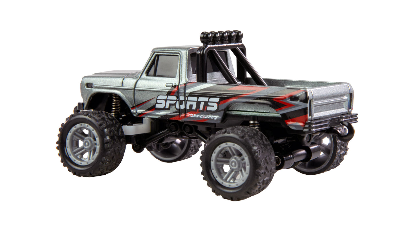 RC-Monstertruck Die Cast 1:64 RTR Gray