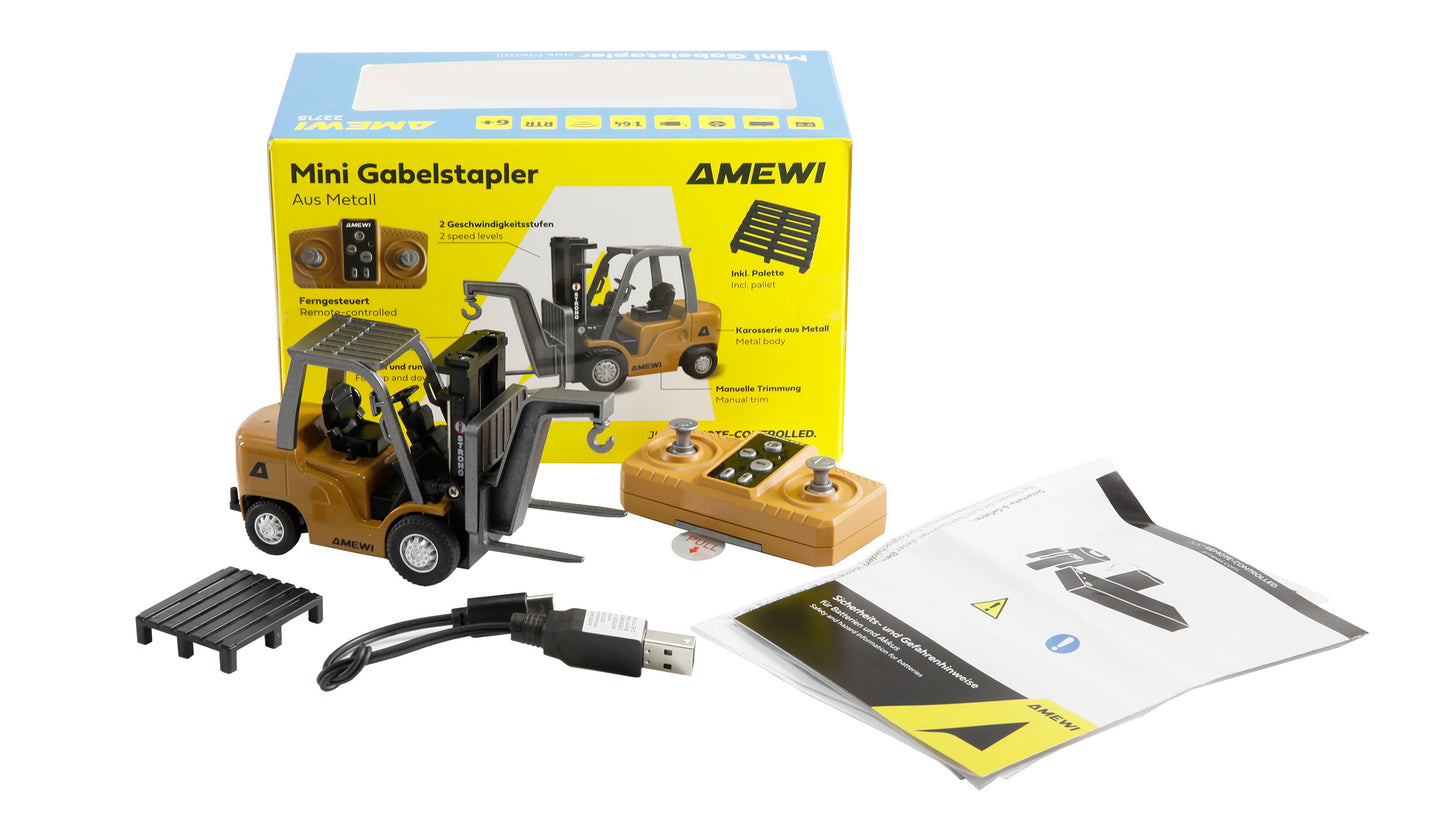 Mini Gabelstapler Out Metal 8-Kanal 1:64 RTR