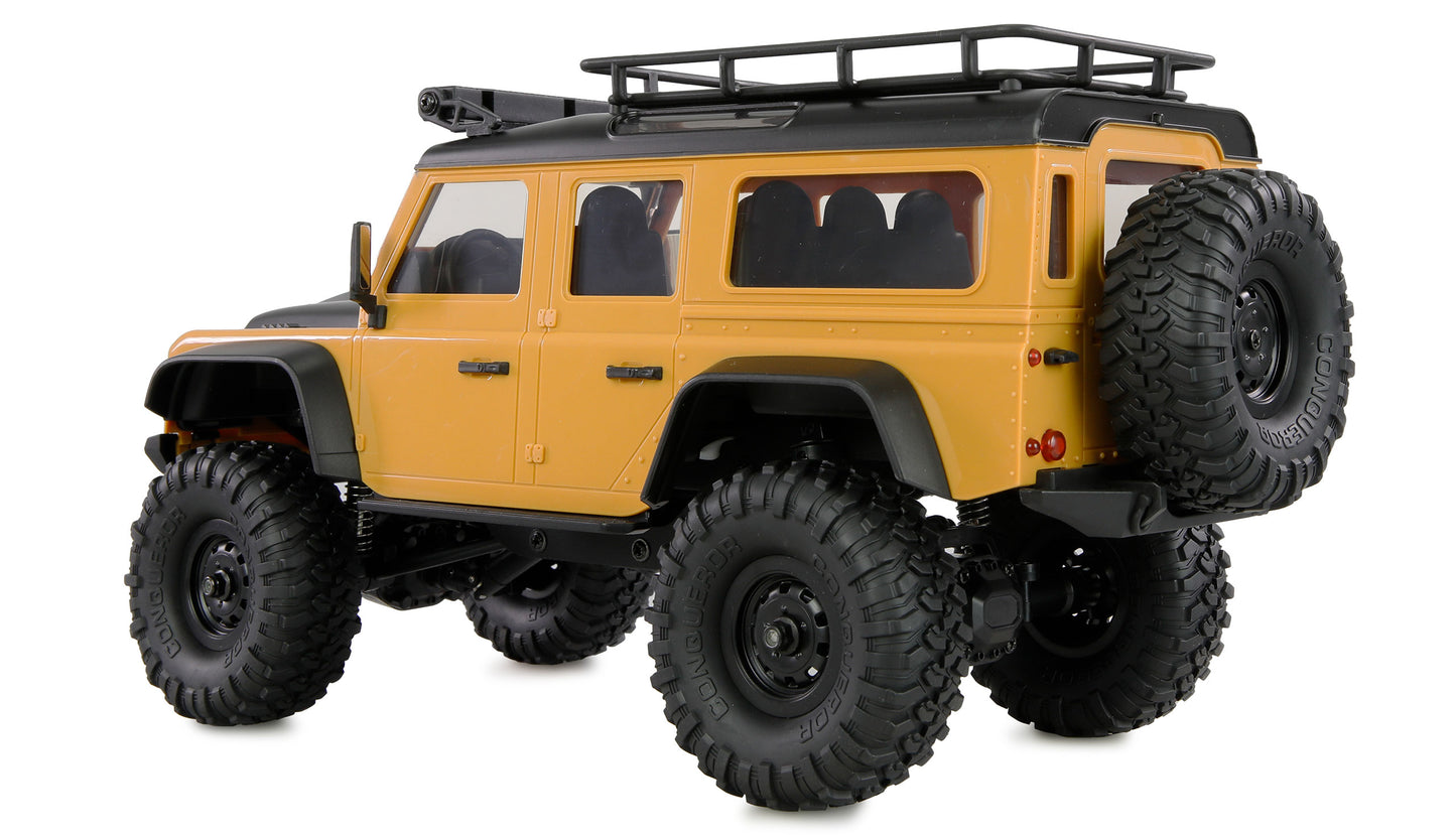 AMXRock Mini-D90 Scale Crawler 4WD 1:16 RTR Yellow