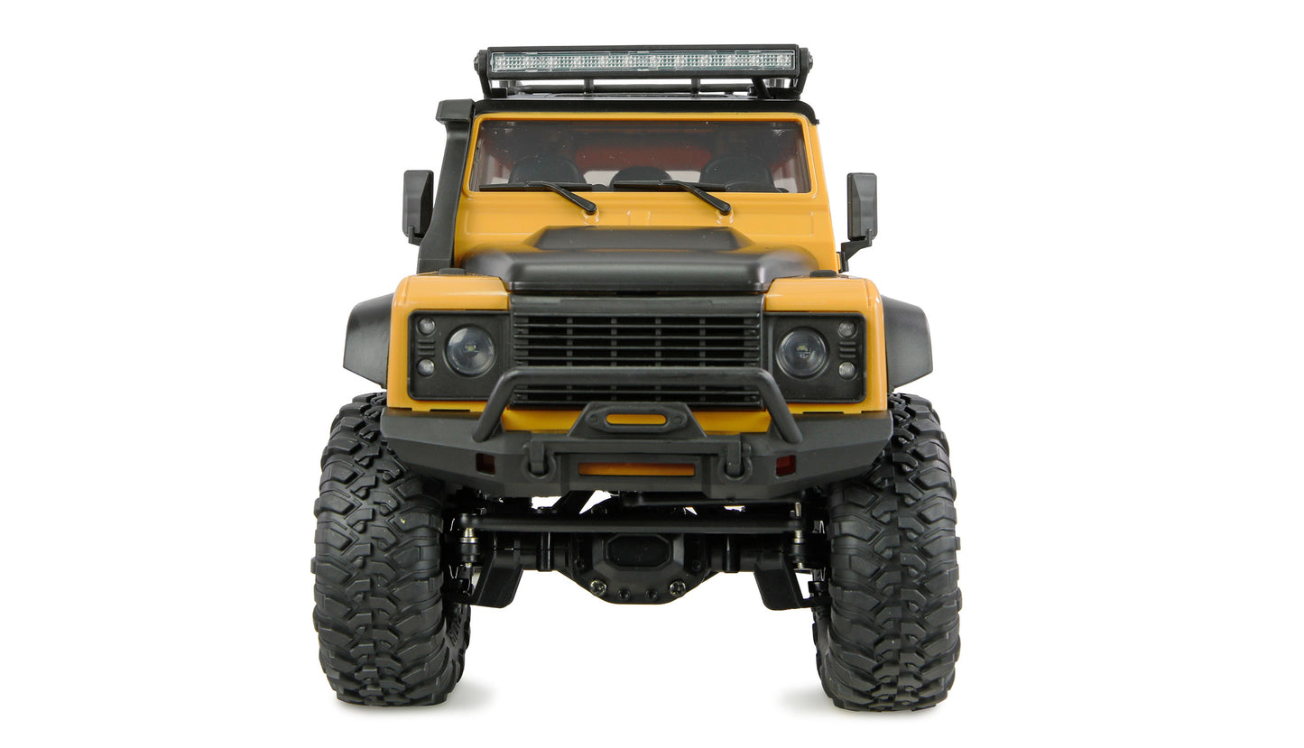 AMXRock Mini-D90 Scale Crawler 4WD 1:16 RTR Yellow