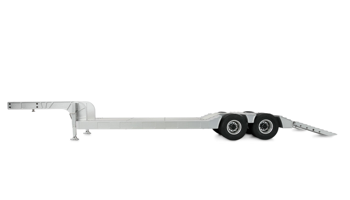Tieflader-Sattelauflieger With Doppelachse Out Aluminum 1:14 Kit