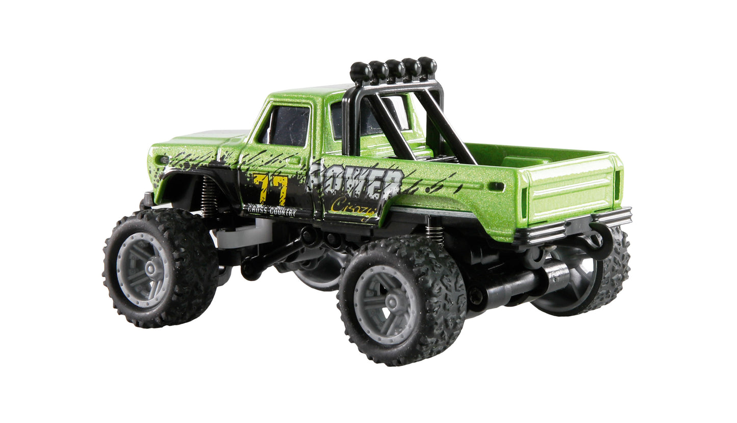 RC-Monstertruck Die Cast 1:64 RTR Green