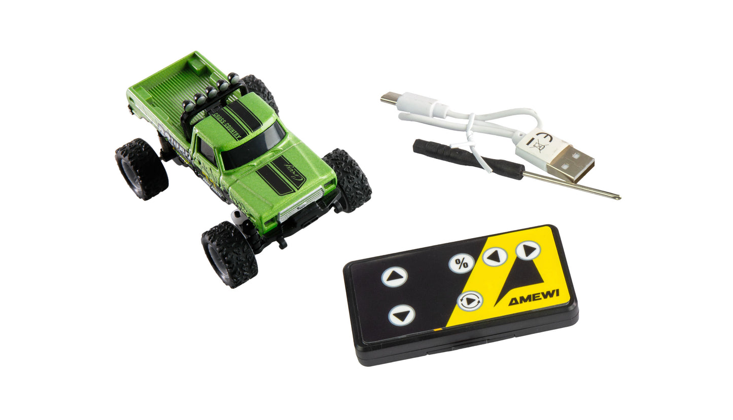 RC-Monstertruck Die Cast 1:64 RTR Green