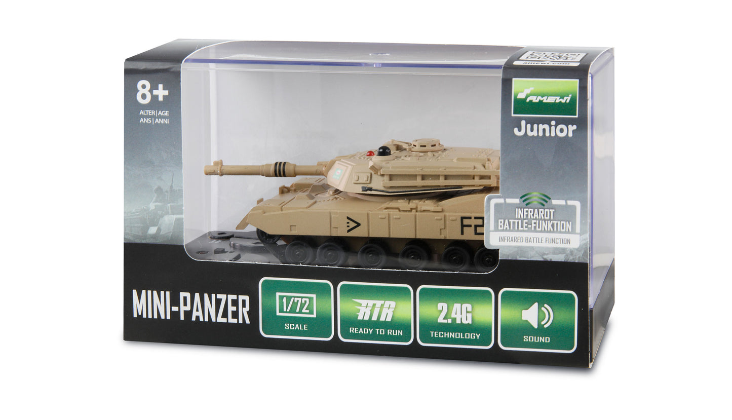 Abrams Mini-Panzer With IR-Battle-Funktion 1:72 RTR
