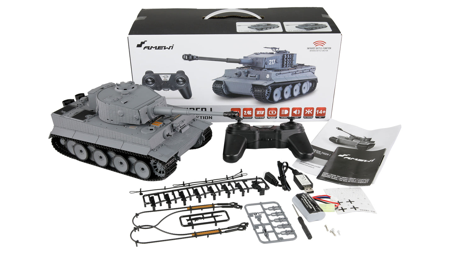 Tiger I PV-Panzer With IR-Battle-Funktion 1:24 RTR