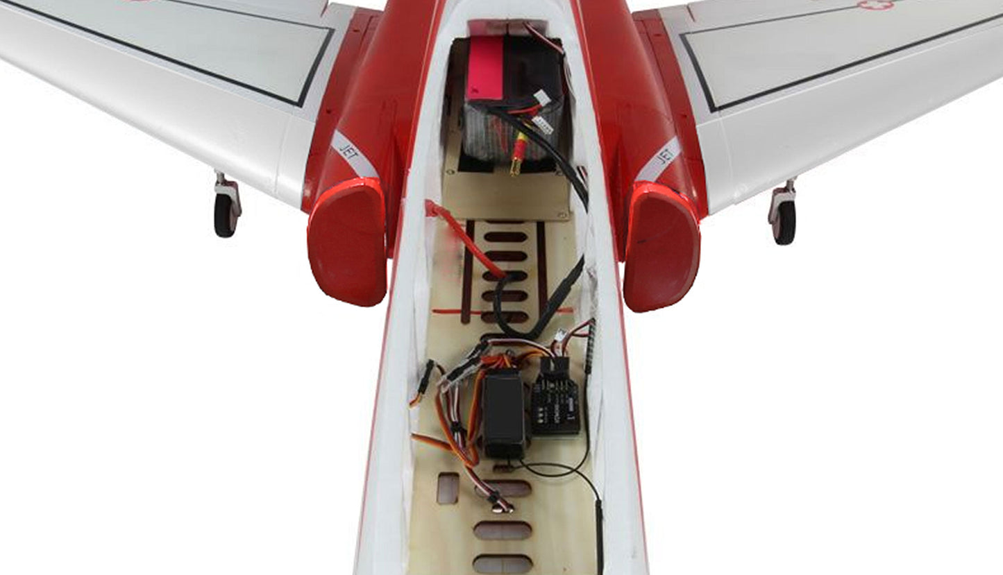 AMXFlight Super Scorpion 1260mm 6-8S PNP Red/White