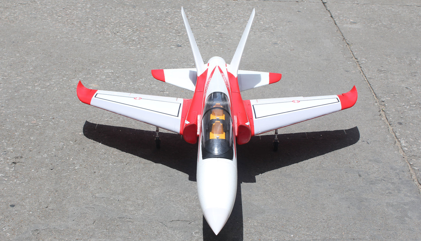 AMXFlight Super Scorpion 1260mm 6-8S PNP Red/White