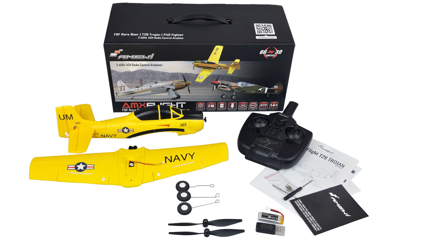 AMXFlight T28 Trojan 4-Kanal 3D/6G RTF