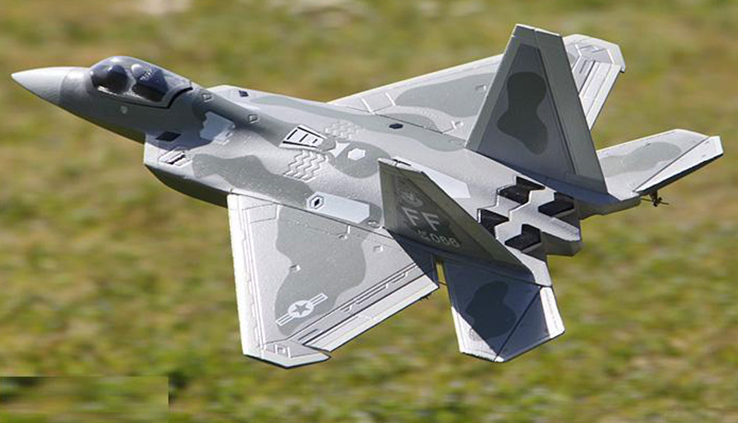 AMXFlight F-22 Raptor Jet EPO PNP Gray