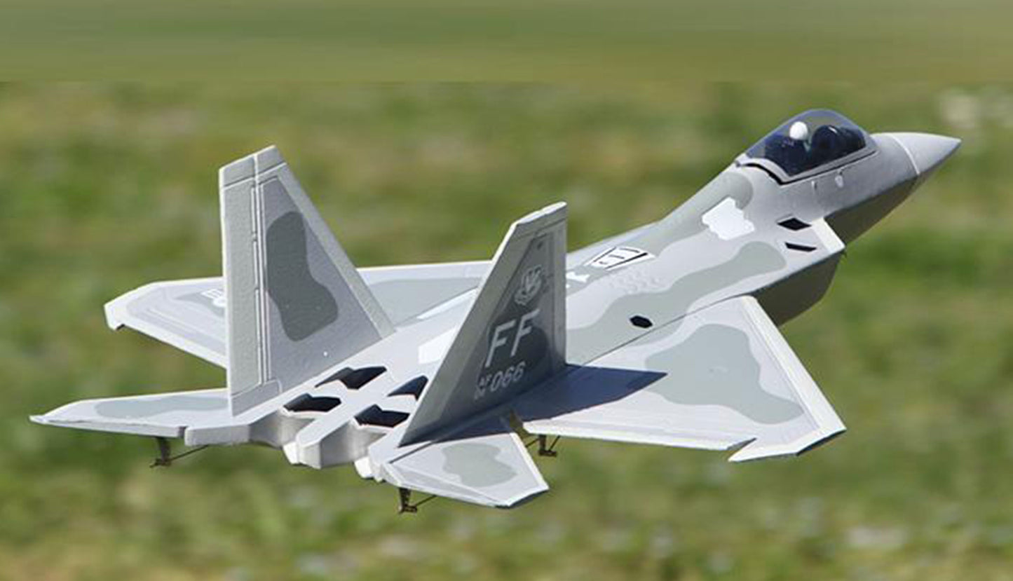 AMXFlight F-22 Raptor Jet EPO PNP Gray