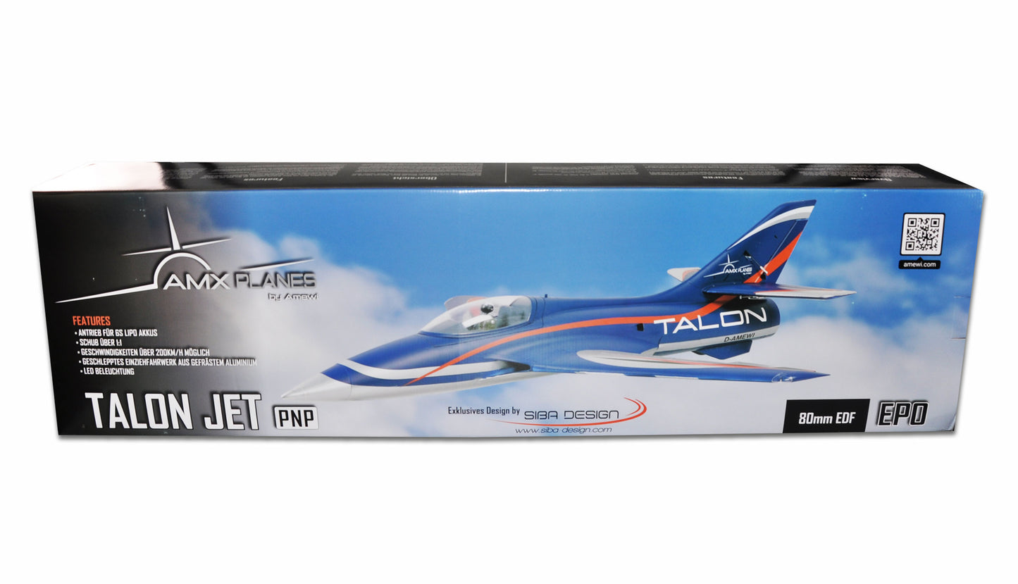 AMXPlanes Talon EDF Jet 1100mm EPO PNP Blue